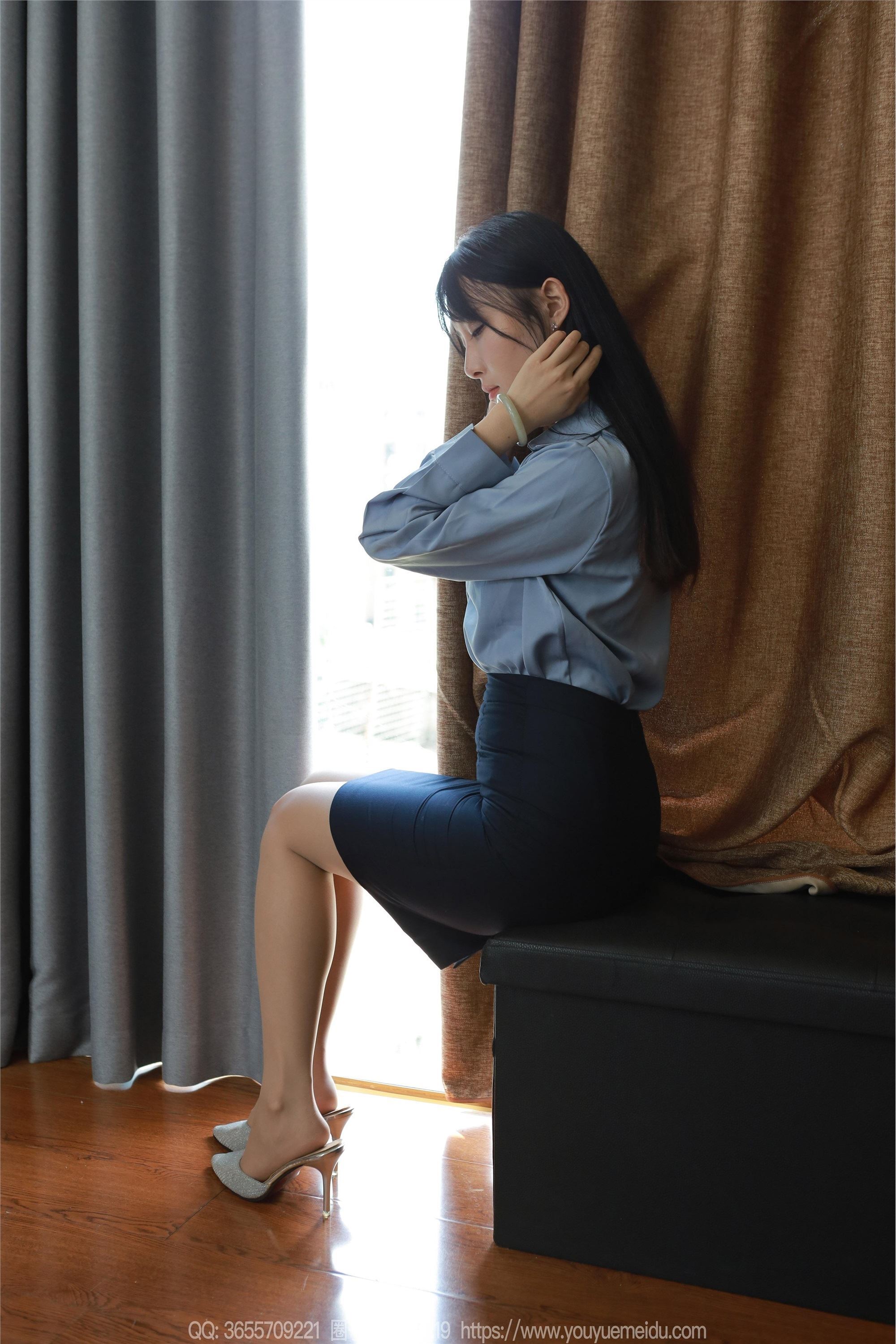 IESS异思趣向  2024.09.04 丝享家 1837 婉萍《蓝色衬衣》